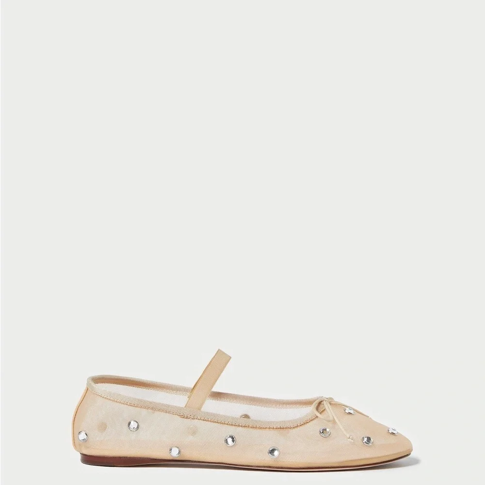 Loeffler Randall Leonie Mesh Ballet Flat with Crystals - Picture 6 of 6
